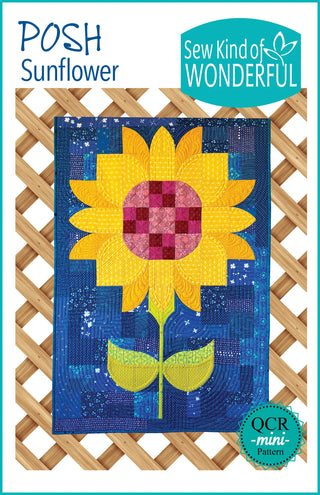 Posh Sunflower Quilt Pattern