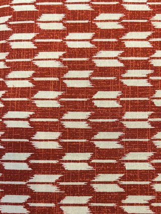 Yagasuri Arrow Cotton Broadcloth - Rust