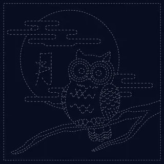 Sashiko Cloth Owl