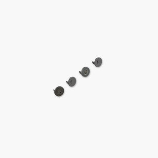 Two Magnetic Snaps 1/2" Gunmetal