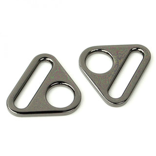 Two Triangle Rings 1" - Gunmetal 185B