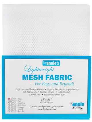 Lightweight Mesh Fabric White - By Annie