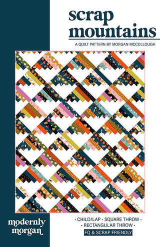 Scrap Mountains Quilt Pattern - Modernly Morgan