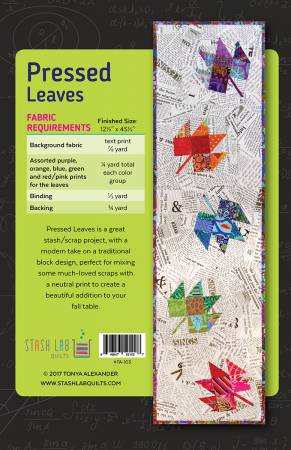 Pressed Leaves Quilt Pattern