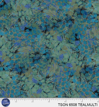 Tree Song Teal Multi