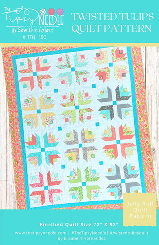Twisted Tulips Quilt Pattern