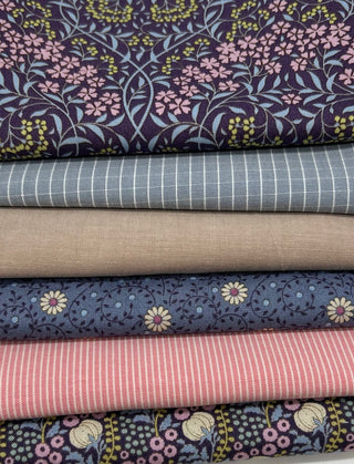 Tilda Sanctuary Pin/Beige 6 Half YD Bundle - 3 yds