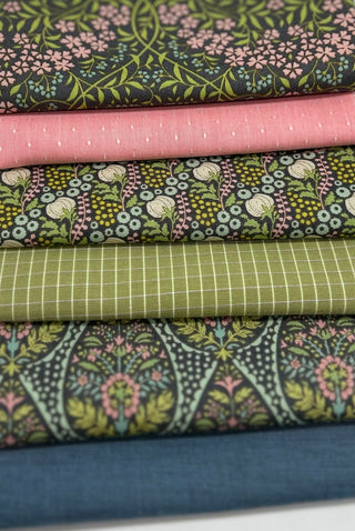 Tilda Sanctuary Blue/Pink 6 Half YD Bundle - 3 yds