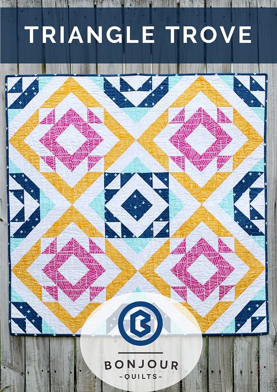 Triangle Trove Quilt Pattern – Seams Like Quilting