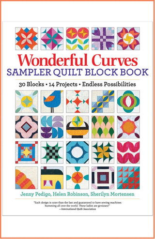 Wonderful Curves -Sampler Quilt Block Book