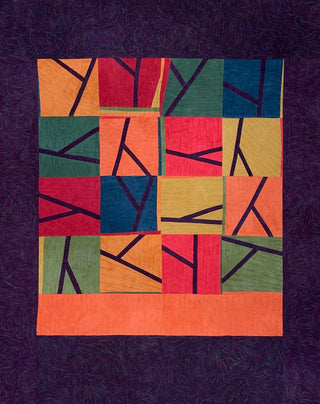 Y Improve Pattern- Cherrywood Hand Dyed Fabrics