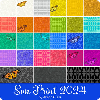 Sun Print 2024 5x5 squares