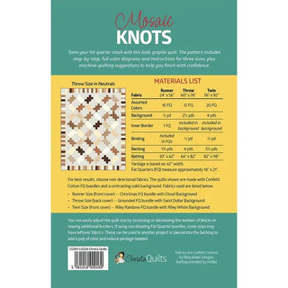 Mosaic Knots Quilt Pattern