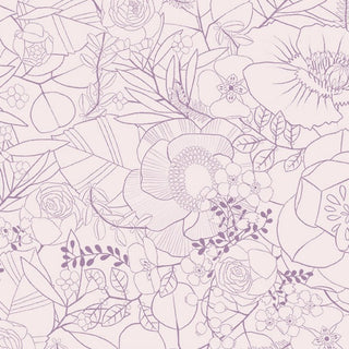 Imperfectly Perfect - Floral Sketch - Lavender