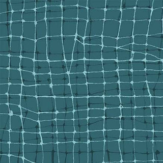 Imperfectly Perfect - Wiggly Plaid - Teal