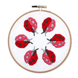 Ladybug Loop Embroidery Kit