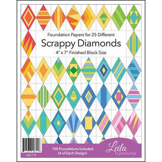 Scrappy Triangles - Diamonds Foundation Pad