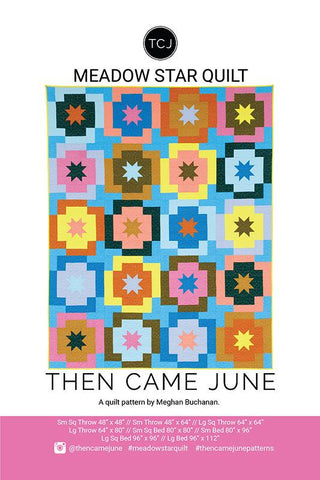 Meadow Star Quilt Pattern - Then Came June