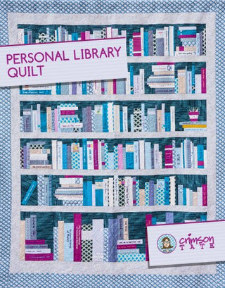 Personal Library Quilt Pattern - Crimson Tate