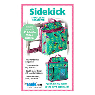 Sidekick Saddle Bag Organizer Pattern
