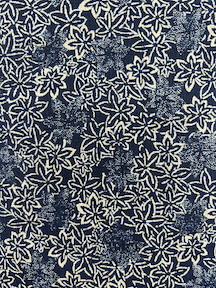 Pointed Petal Flowers Blue - Fern Textiles