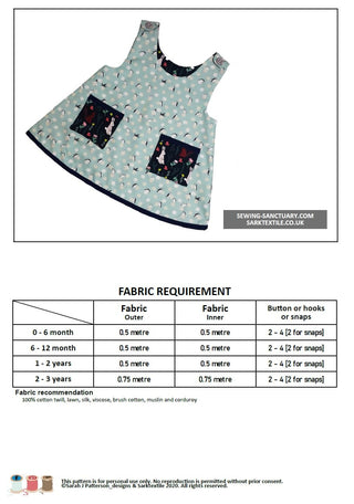 Reversible Dress Pattern